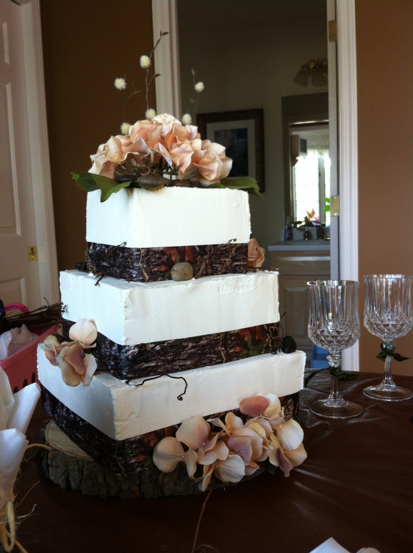 Camo Wedding Cake